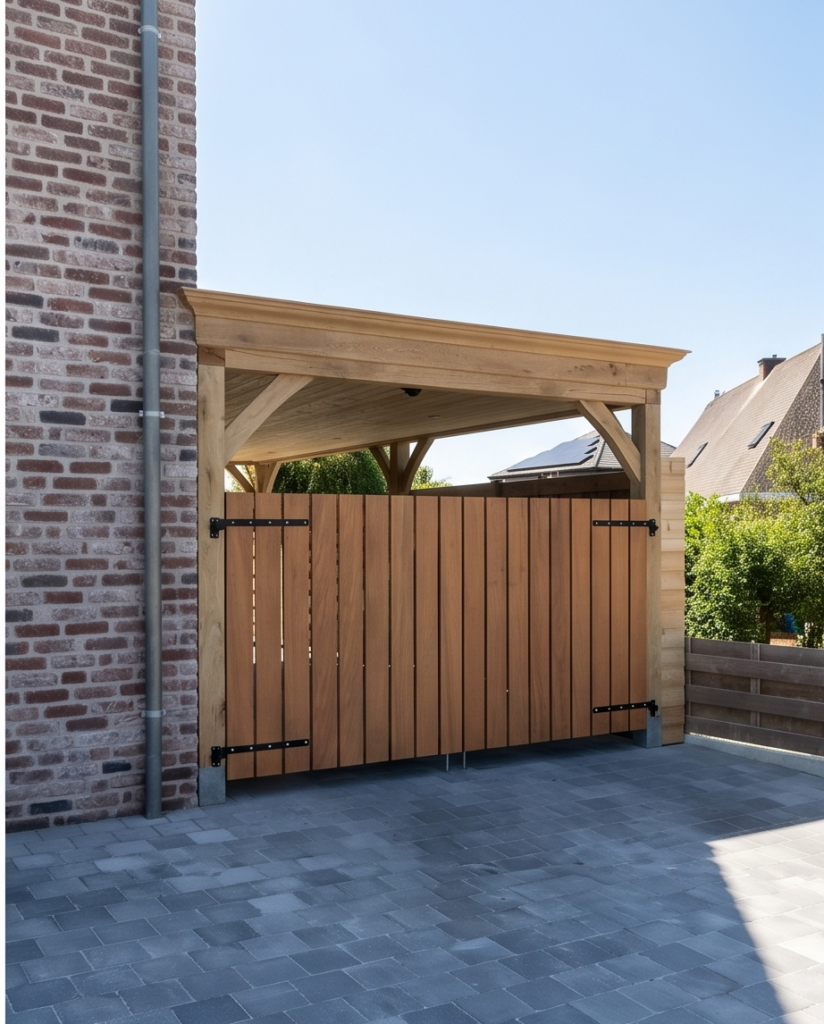 Carport met poort